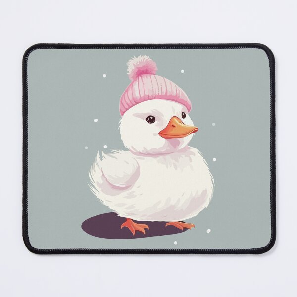 Item preview, Duck wearing a pom pom toque designed and sold by Amir Faysal.