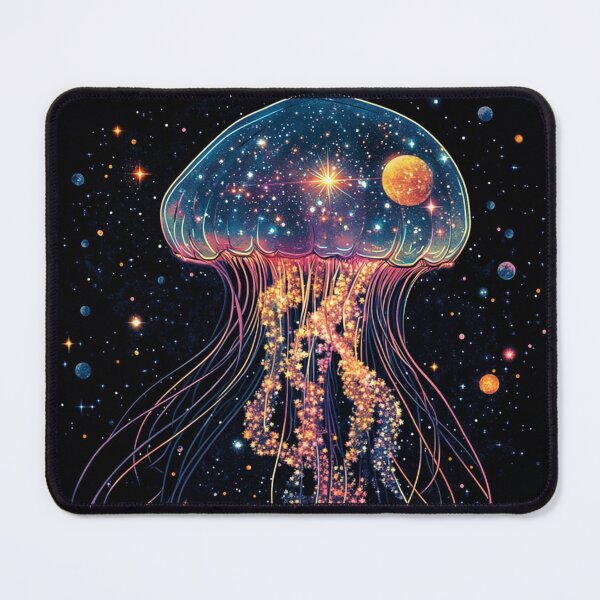 Item preview, Celestial Jellyfish: A Cosmic Tapestry designed and sold by Creet-Design.