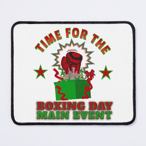 Item preview, TIME FOR THE BOXING DAY MAIN EVENT (Christmas Design) designed and sold by FREEKNSTEIN.