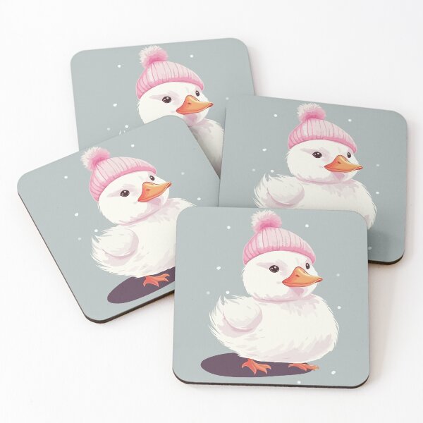 Item preview, Duck wearing a pom pom toque designed and sold by Amir Faysal.