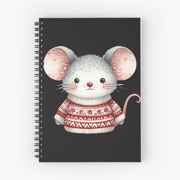 Item preview, A0553 Scandinavian Christmas Mouse – Charming Nordic-Themed Collectible, Perfect Holiday Gift, Festive Decor, Premium Quality Design designed and sold by angieart68.
