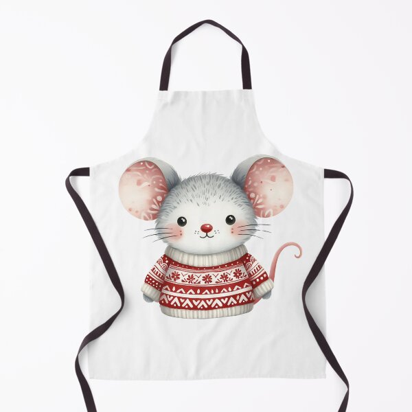 Item preview, A0553 Scandinavian Christmas Mouse – Charming Nordic-Themed Collectible, Perfect Holiday Gift, Festive Decor, Premium Quality Design designed and sold by angieart68.