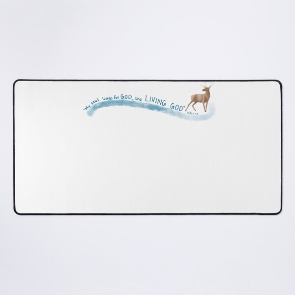 Item preview, “So My Soul Longs” scripture inspired art (white) designed and sold by lindsey-peters.