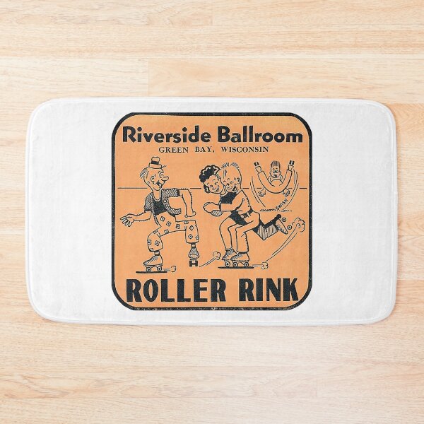 Item preview, Riverside Ballroom Green Bay Wisconsin Roller Skating Rink Sticker Decal Label designed and sold by tislord.