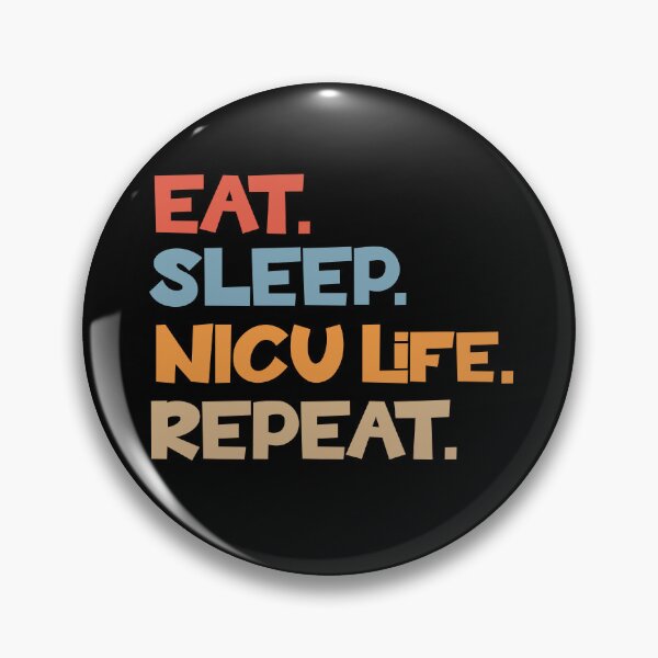 Item preview, Funny Eat Sleep NICU life Repeat Nurse Gift Idea Intensive Care Unit | neonatologist designed and sold by HosvPrint .s.