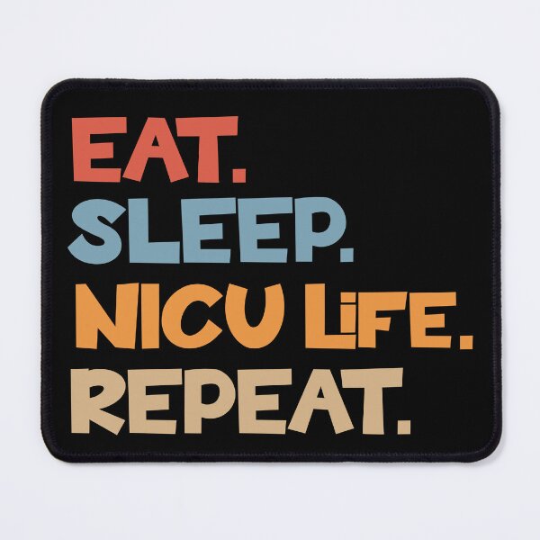Item preview, Funny Eat Sleep NICU life Repeat Nurse Gift Idea Intensive Care Unit | neonatologist designed and sold by HosvPrint .s.