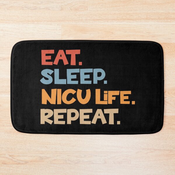 Item preview, Funny Eat Sleep NICU life Repeat Nurse Gift Idea Intensive Care Unit | neonatologist designed and sold by HosvPrint .s.