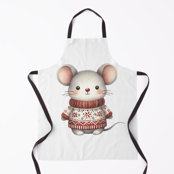 Item preview, A0553 Scandinavian Christmas Mouse – Charming Nordic-Themed Collectible, Perfect Holiday Gift, Festive Decor, Premium Quality Design designed and sold by angieart68.