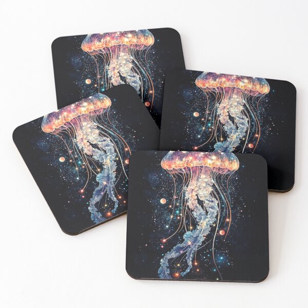 Item preview, Celestial Jellyfish: A Cosmic Tapestry designed and sold by Creet-Design.