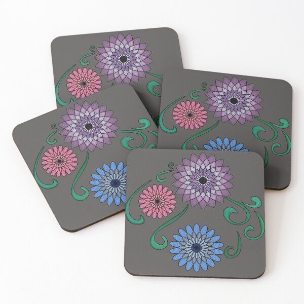 Artikelvorschau, Rustikale Blumenmandalas entworfen und verkauft von JaygiesDesign.