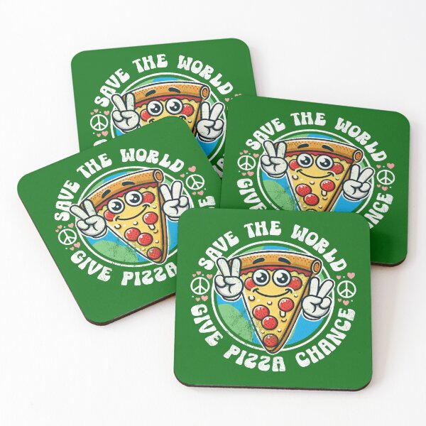 Item preview, Save The World Give Pizza Chance designed and sold by DetourShirts.