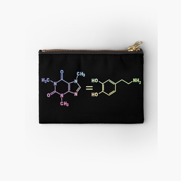 Item preview, Caffeine Equals Happiness - Science and Dopamine Molecule designed and sold by ScienceCorner.