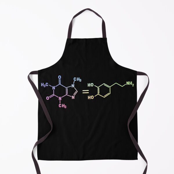Item preview, Caffeine Equals Happiness - Science and Dopamine Molecule designed and sold by ScienceCorner.