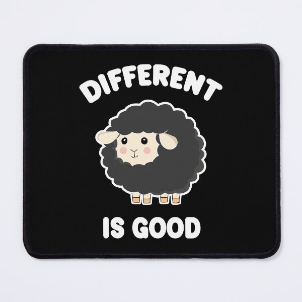 Item preview, Different is Good Black Sheep Funny designed and sold by PolyPixel.