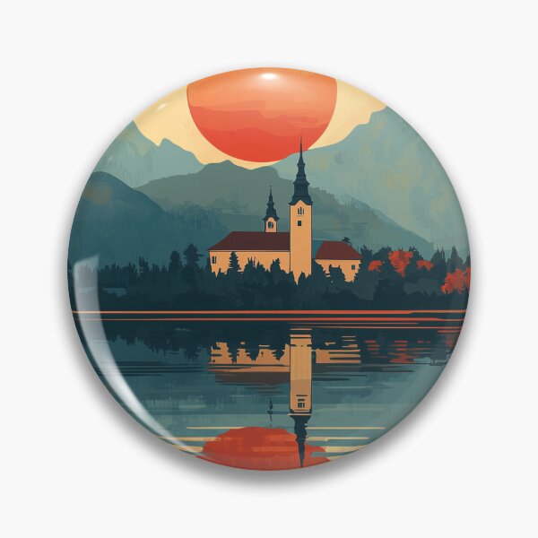 Item preview, Lake Bled designed and sold by KootenayDesigns.
