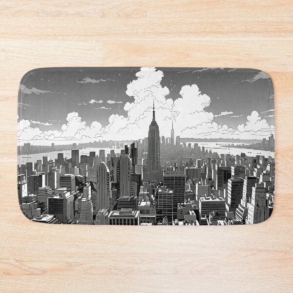 Item preview, New York City with Majestic Skyline and Towering Skyscrapers designed and sold by ArtsyWishesShop.