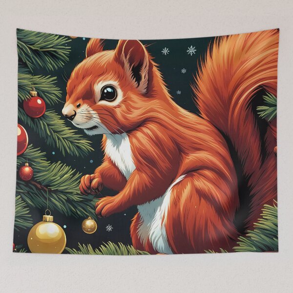Item preview, Red Squirrel in a Christmas Tree designed and sold by Colin Bentham.