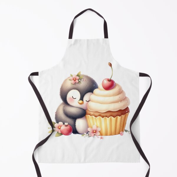 Item preview, A0566 Penguin Sleeping on Cupcake – Adorable Penguin-Themed Collectible, Unique Decor for Home, Fun Gift Idea, Premium Quality Design designed and sold by angieart68.