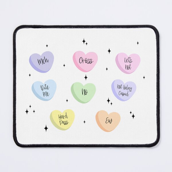 Item preview, Anti-Valentine’s Day Hearts (light background) designed and sold by JMDesignHouse.