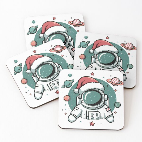 Item preview, Santa Astronaut Exploring Outer Space designed and sold by lubushop1.