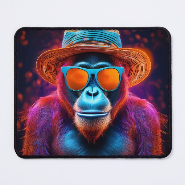 Item preview, Orangutan in Sun Hat and Glasses designed and sold by Boxing Kangaroo Retail Company.