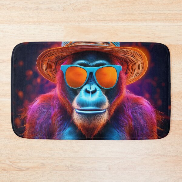 Item preview, Orangutan in Sun Hat and Glasses designed and sold by Boxing Kangaroo Retail Company.