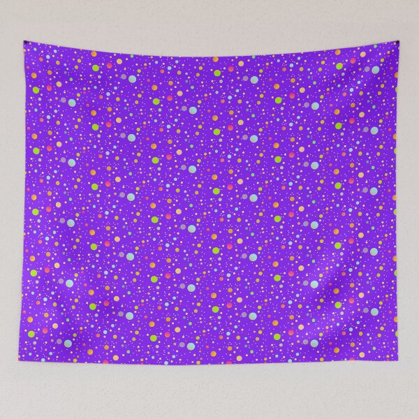 Item preview, Violet cheerful maximalist polka dot | Purple bright funny spots designed and sold by lausn.