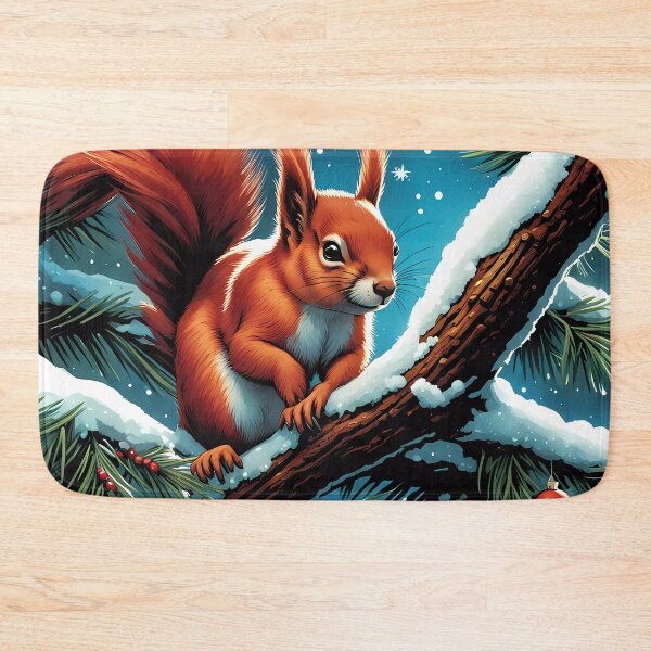 Item preview, Red Squirrel in a Christmas Tree designed and sold by Colin Bentham.