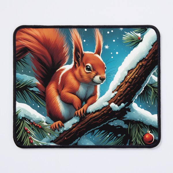 Item preview, Red Squirrel in a Christmas Tree designed and sold by Colin Bentham.