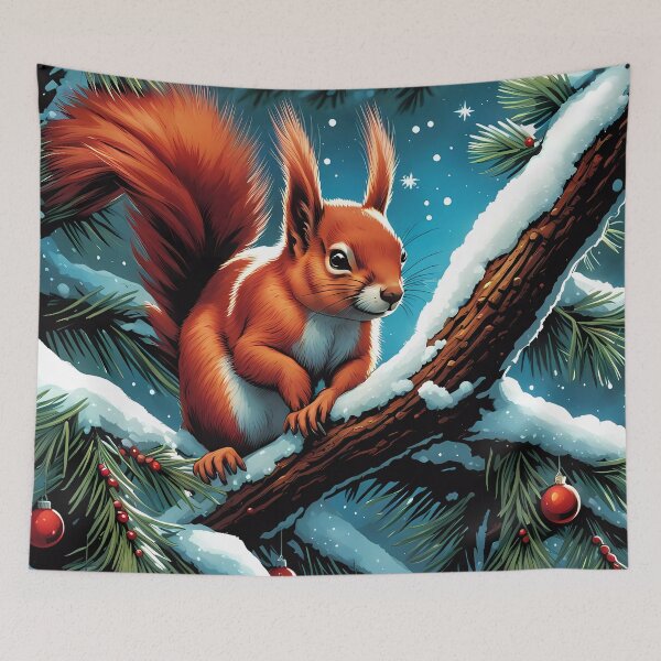 Item preview, Red Squirrel in a Christmas Tree designed and sold by Colin Bentham.