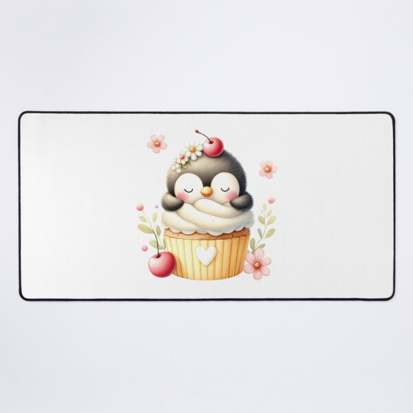 Item preview, A0566 Penguin Sleeping on Cupcake – Adorable Penguin-Themed Collectible, Unique Decor for Home, Fun Gift Idea, Premium Quality Design designed and sold by angieart68.