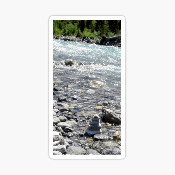 Item preview, Inukshuk in the river designed and sold by Sweetwater27.
