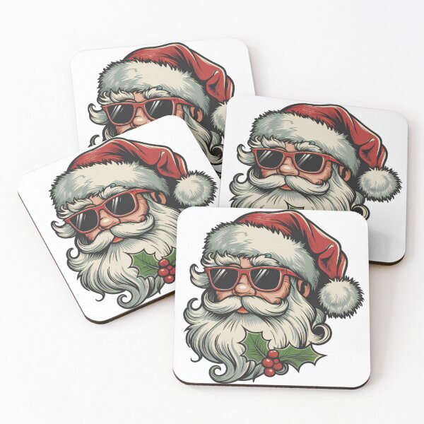 Item preview, Cool Santa with Sunglasses designed and sold by AIARTIST1.