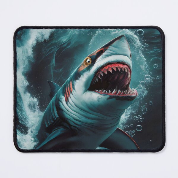Item preview, Dangerous shark. designed and sold by MyHappyArtShop.