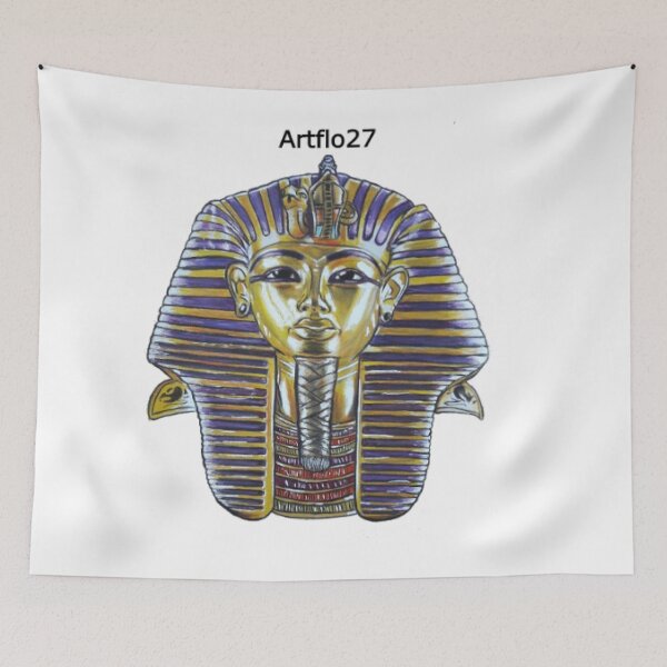 Item preview, Pharaoh white background designed and sold by Artflo27.