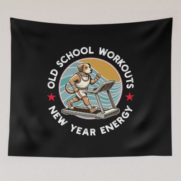 Item preview, old school workout new year energy designed and sold by Visual-digital.