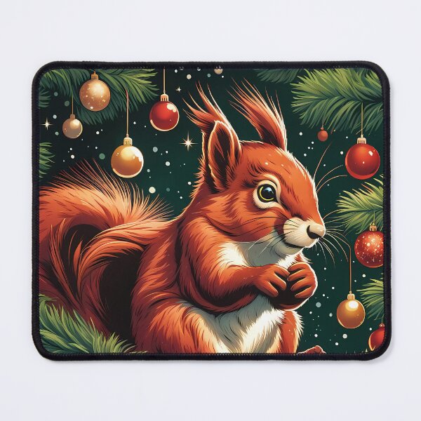 Item preview, Red Squirrel in a Christmas Tree designed and sold by Colin Bentham.