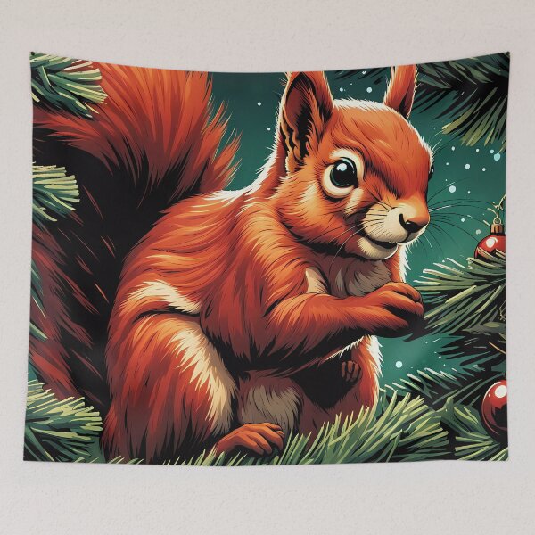 Item preview, Red Squirrel in a Christmas Tree designed and sold by Colin Bentham.