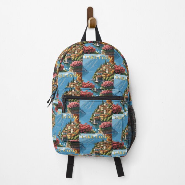 Item preview, Lake Como in Italy Retro Art Travel Landscape designed and sold by MaateoDesign.