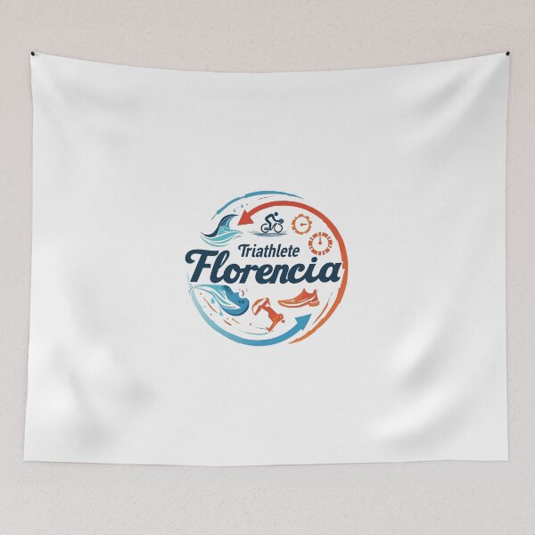Item preview, Dynamic Triathlete Florencia - Swim, Bike, Run designed and sold by Triathlongram.