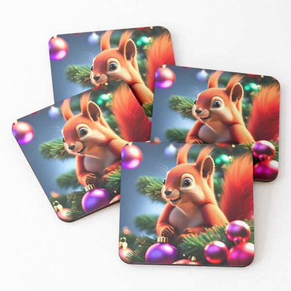 Item preview, Red Squirrel in a Christmas Tree designed and sold by Colin Bentham.