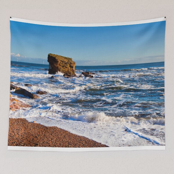 Item preview, Rugged Sea Stack at Collywell Bay, Seaton Sluice designed and sold by Violaman.