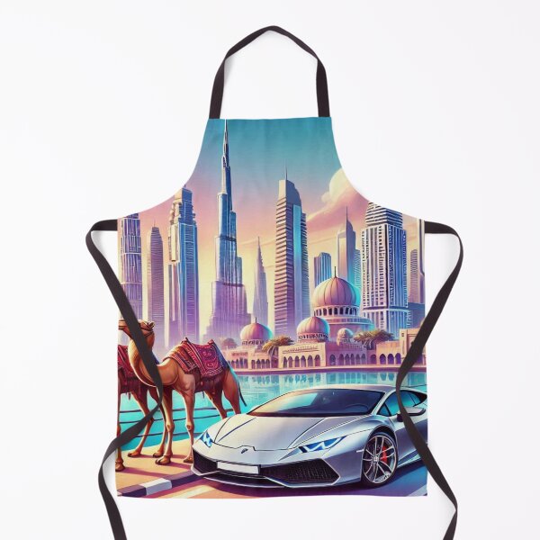 Item preview, Modern Dubai Landmarks: Futuristic Desert Aesthetic designed and sold by Imaginarium of Chaos falcon88 .