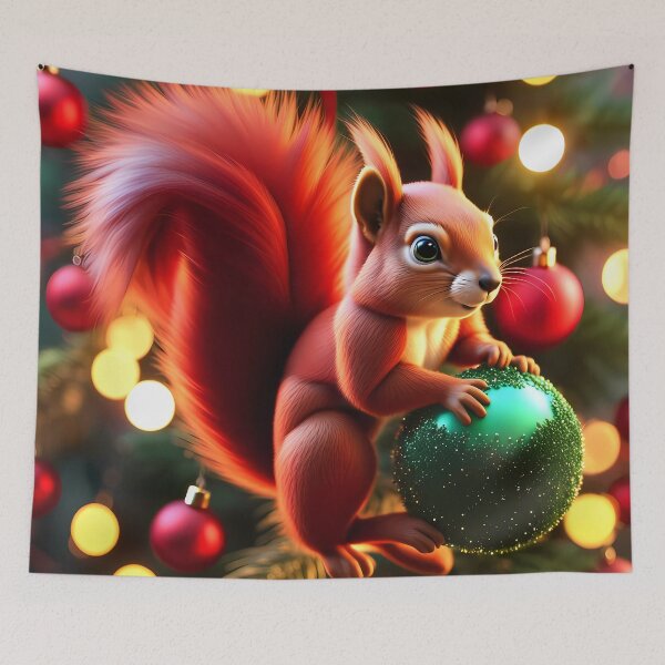 Item preview, Red Squirrel in a Christmas Tree designed and sold by Colin Bentham.