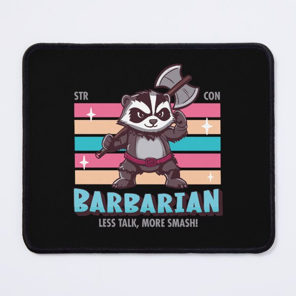 Item preview, DnD Barbarian Kawaii designed and sold by sunburstrpg.