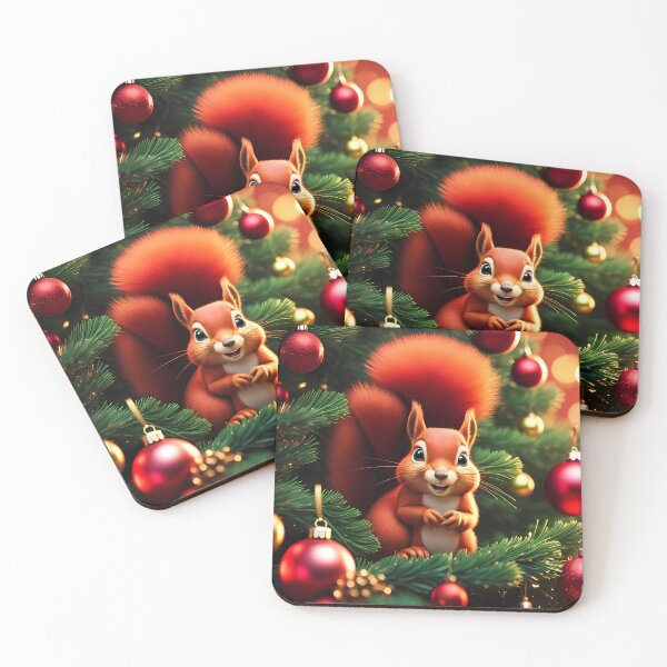 Item preview, Red Squirrel in a Christmas Tree designed and sold by Colin Bentham.
