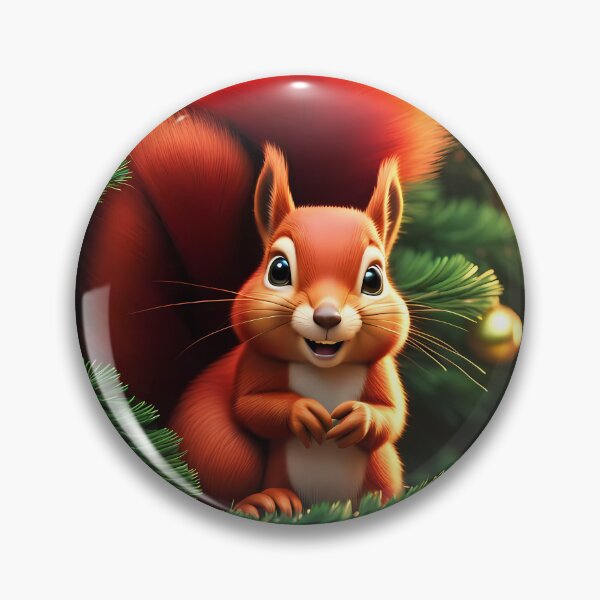 Item preview, Red Squirrel in a Christmas Tree designed and sold by Colin Bentham.