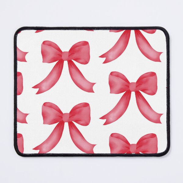 Item preview, red watercolor bow designed and sold by Coastal Garden Design Studio.
