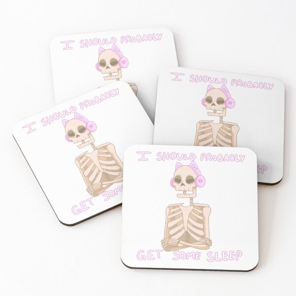 Item preview, anatomically incorrect skeleton who needs sleep designed and sold by WashyNebulae.