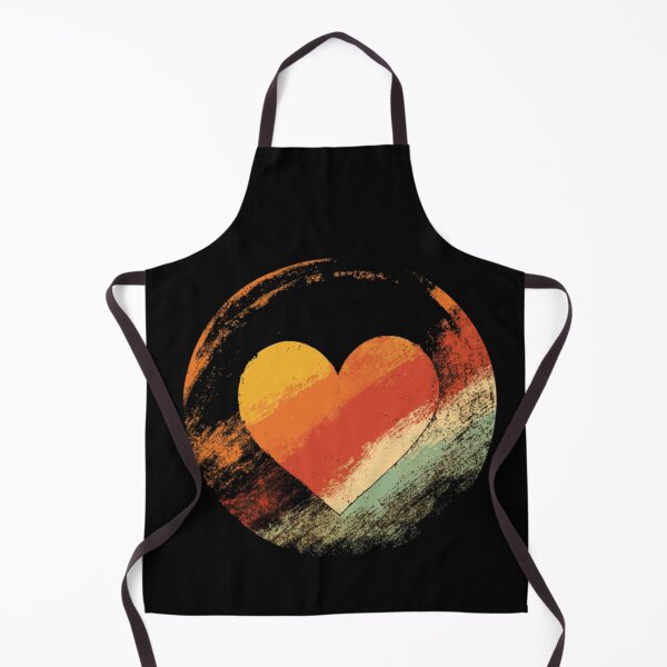 Item preview, Colorful Heart Artwork with Vintage Retro Grunge Style designed and sold by MOONE FLOWER.